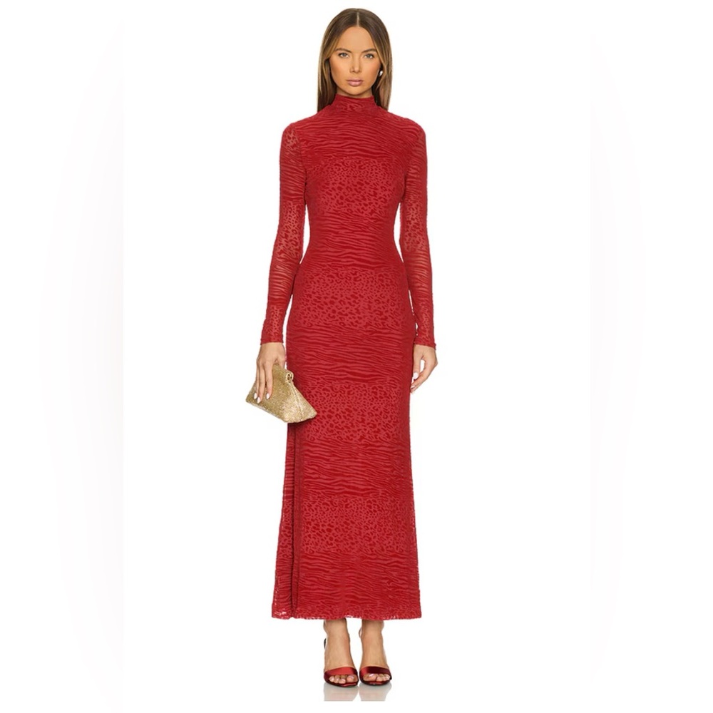 Runway the label Long Sleeve Red Dress